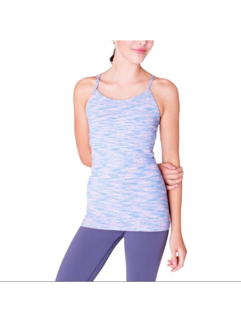 Ivivva Tumbin Space Dye Power Y Tank Size 8